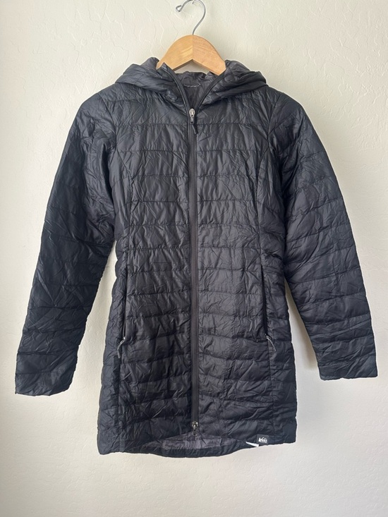 Rei Co-Op Jackets & Blazers - REI Co-op Women’s XS Packable Down Hooded Lightweight Parka - Mid-Thigh Puffer